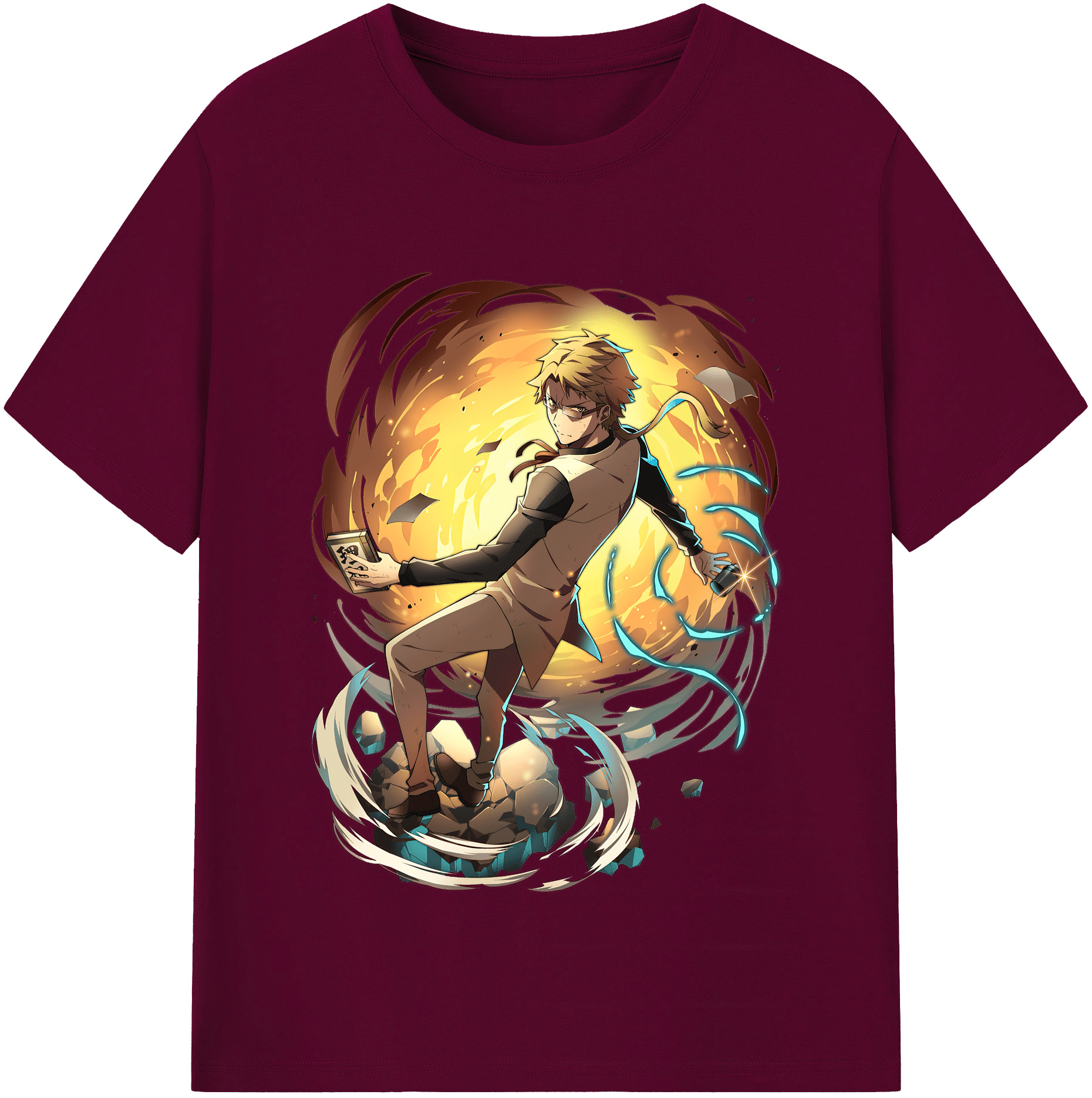 （画像用） 文豪ストレイドッグス Bungo Stray Dogs レディースカジュアルプリントTシャツ（綿100％）